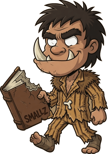 Smallz, the YKS caveman mascot